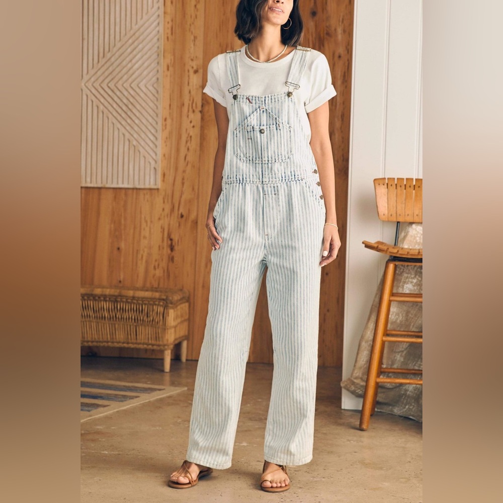 Faherty Topsail Straight Leg Overall - Picture 2 of 15